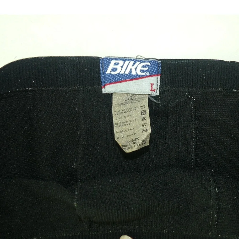 Bike Athletic Co Mens Compression Shorts Black Vtg Large 7625 Spandex Layer